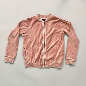 The Animals Observatory Size 6 zip up terry sweatshirt